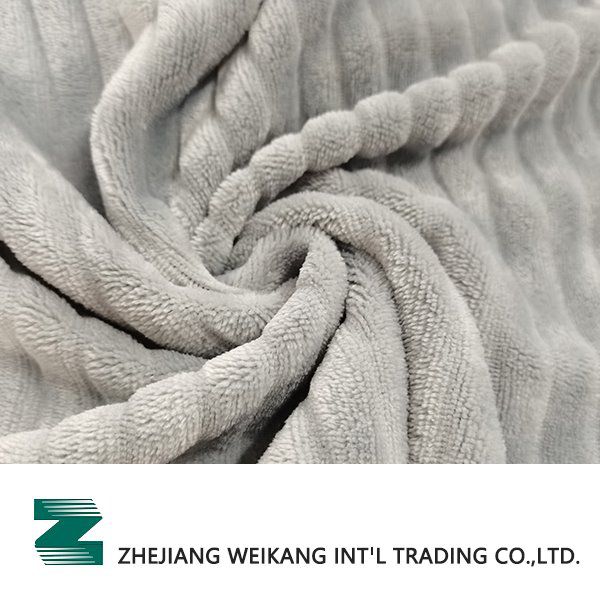 针织聚实心切花珊瑚绒